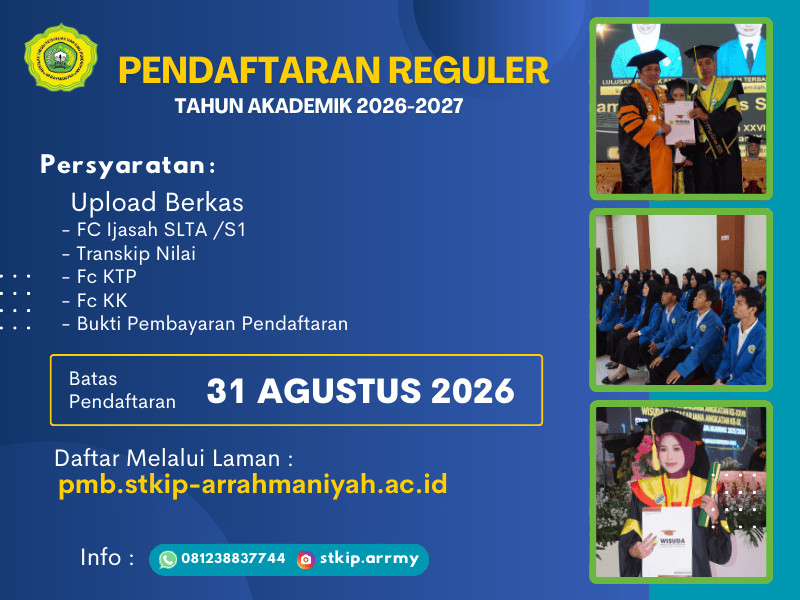 Pendaftaran Reguler